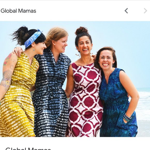 Global Mamas Hand Made In Ghana 100% Cotton printed Dress Sz Medium - Picture 8 of 8